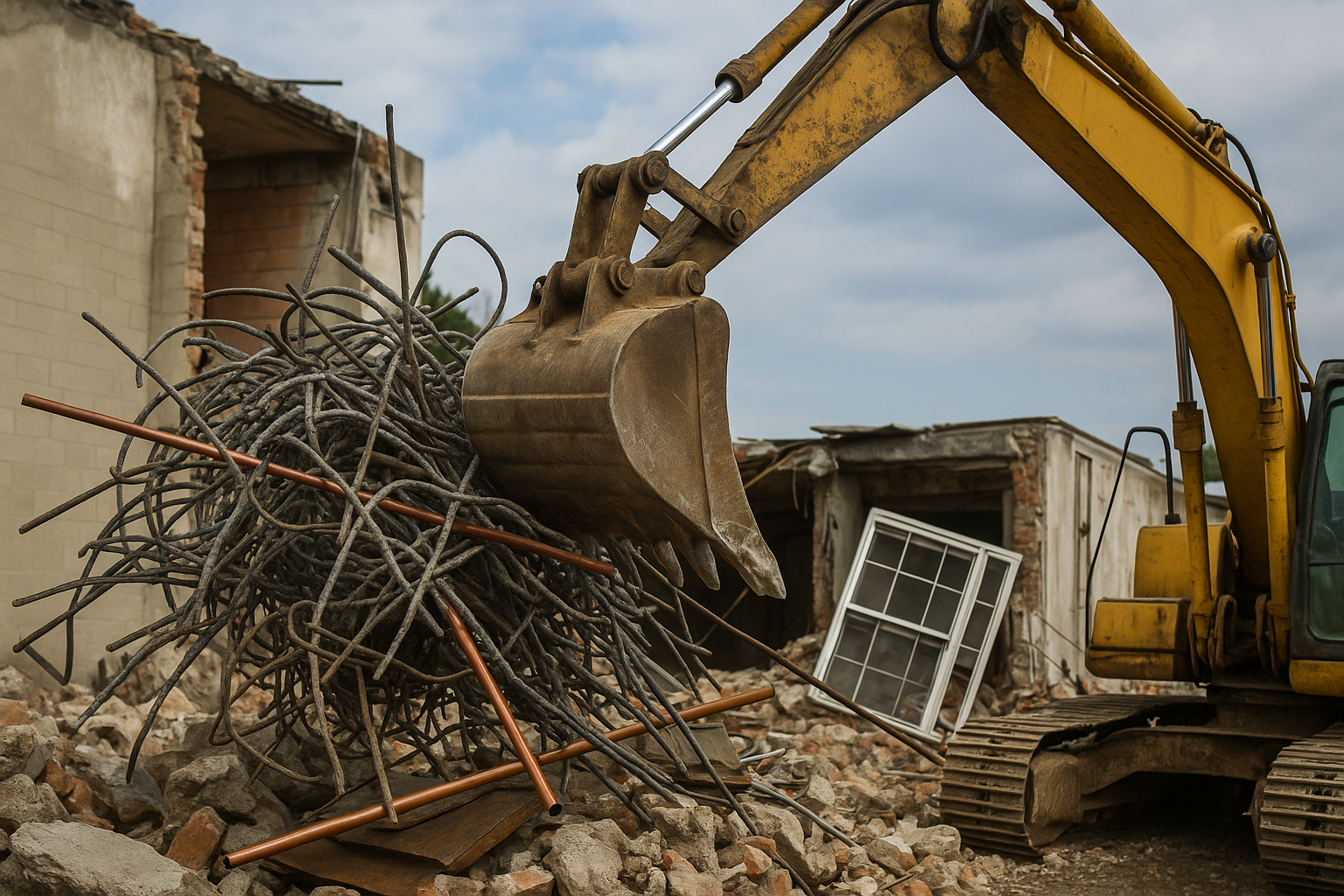 Construction & Demolition Goldmine: Recycling Metal from Renovation Sites
