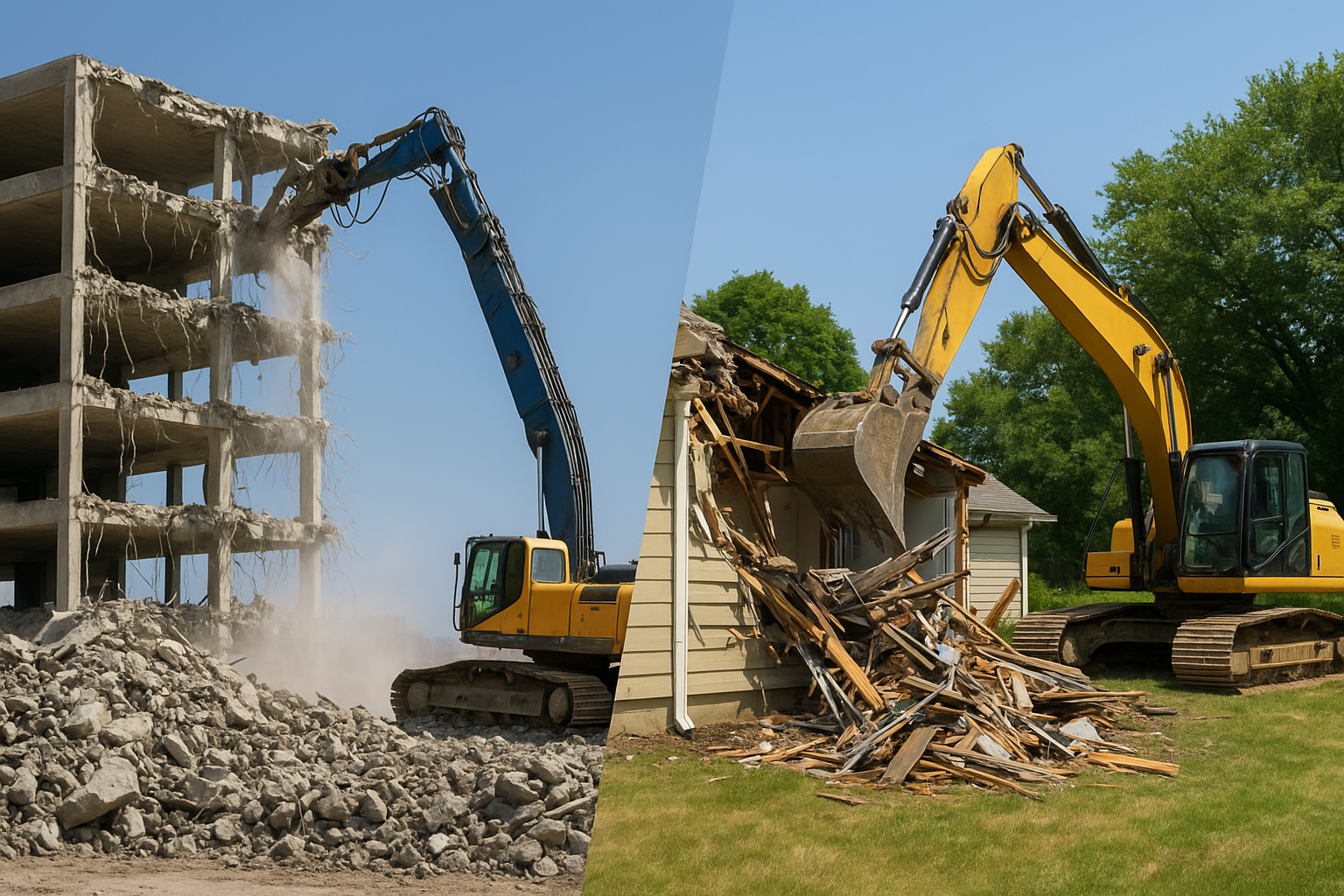 Commercial vs. Residential Demolition: Understanding the Differences